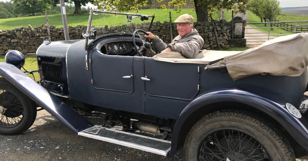 A motoring milestone for Ripon man's rare vintage car