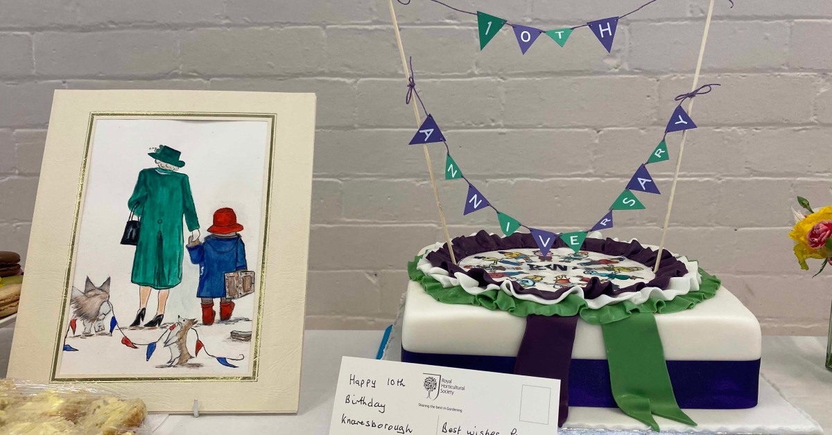 Knaresborough WI celebrates 10th Birthday with cake and tributes to The