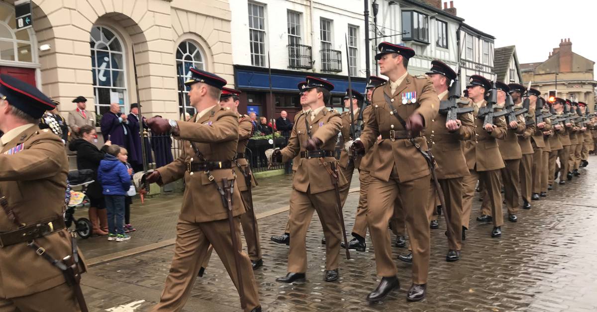 Ripon's Royal Engineers enjoy freedom of the city
