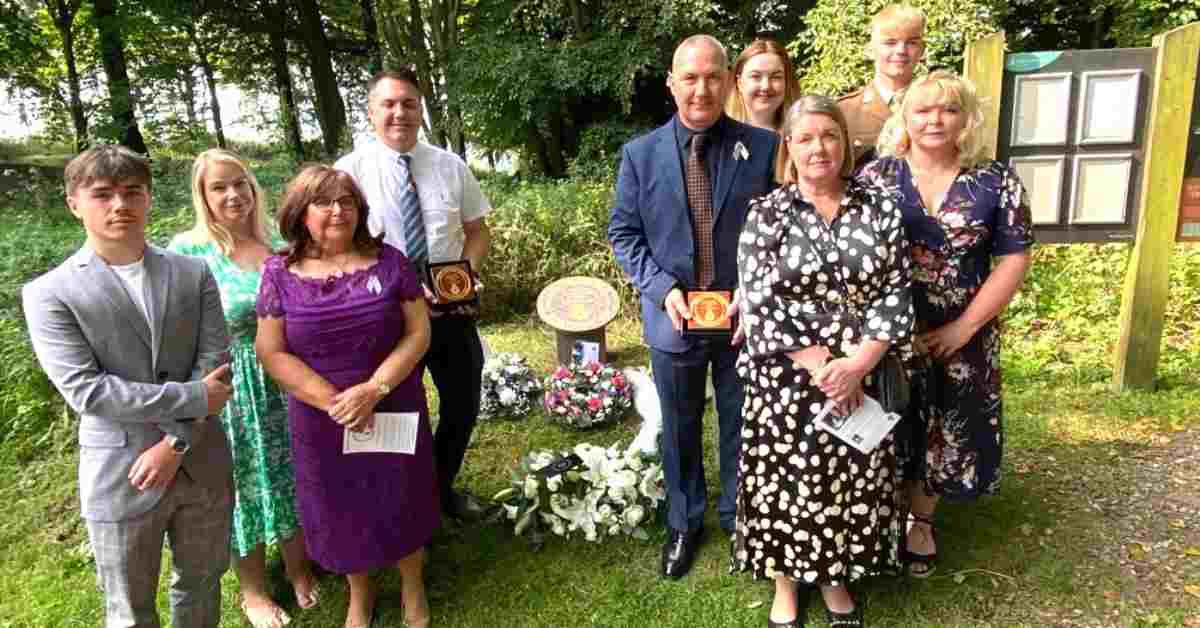 Memorial stone unveiled in honour of murdered Harrogate police officer