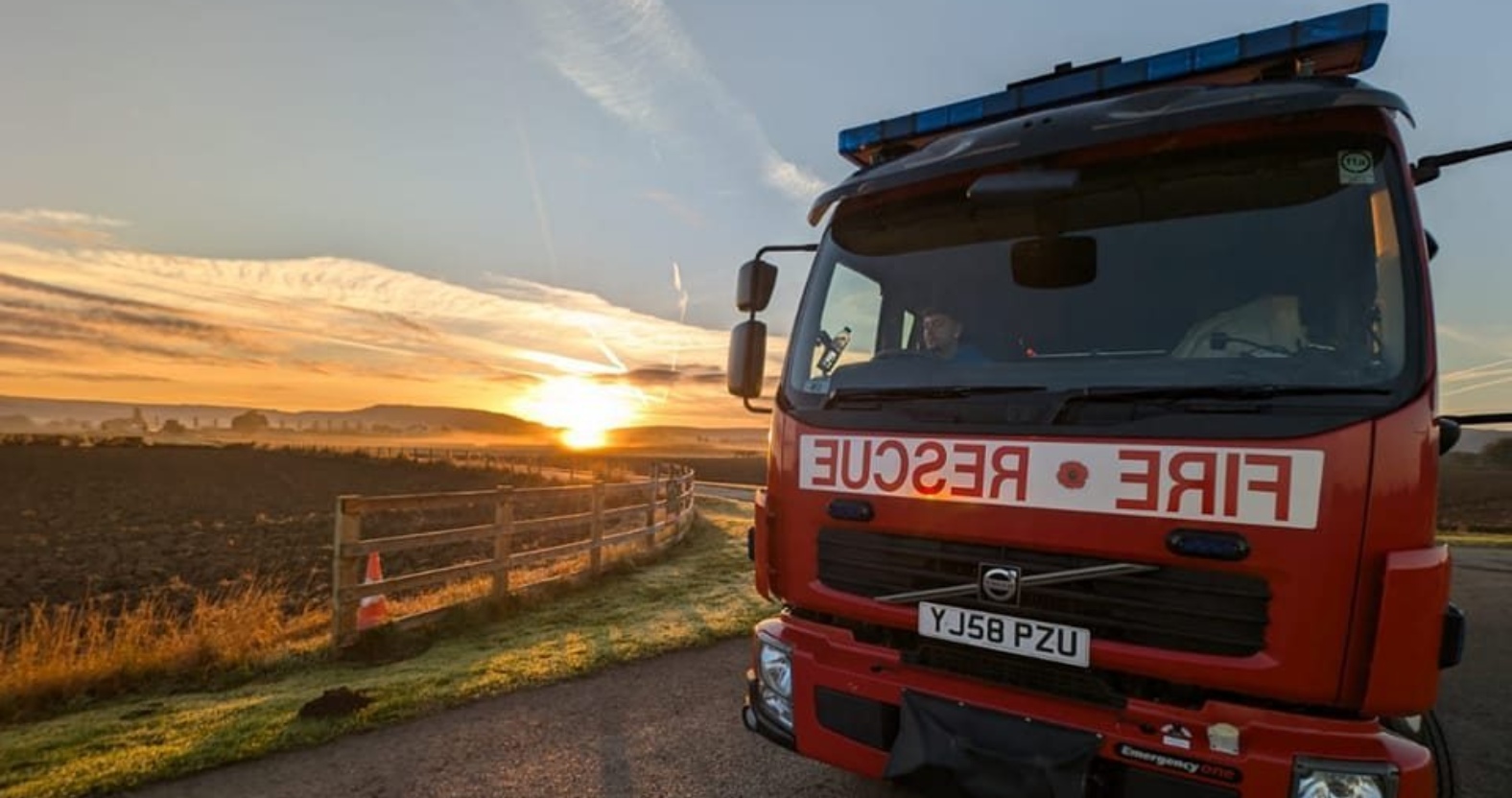 Fire crews tackle crop blaze near Ripon