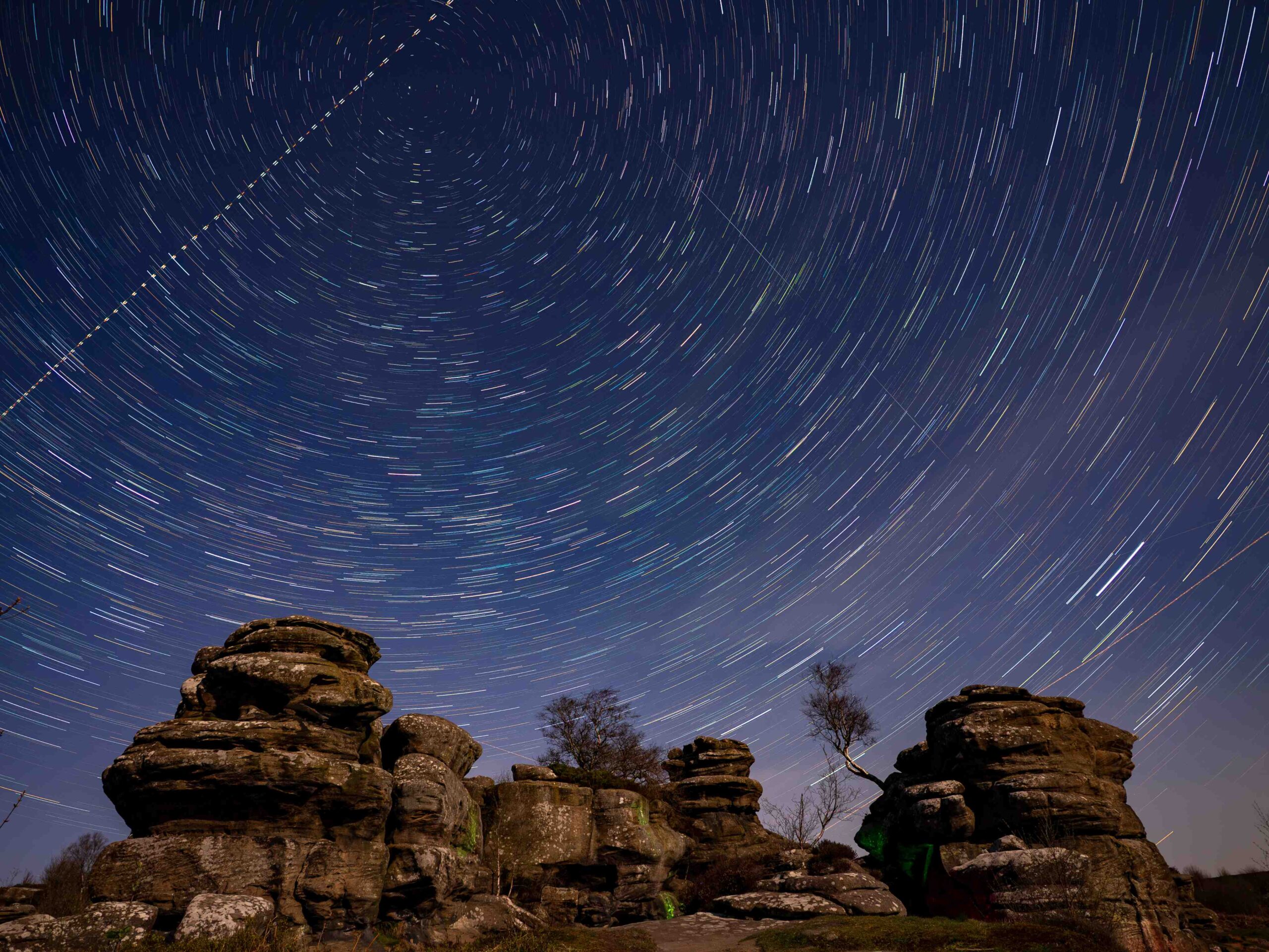 Brimn Rocks Photo of the Week: Stargazing at Brimham Rocks