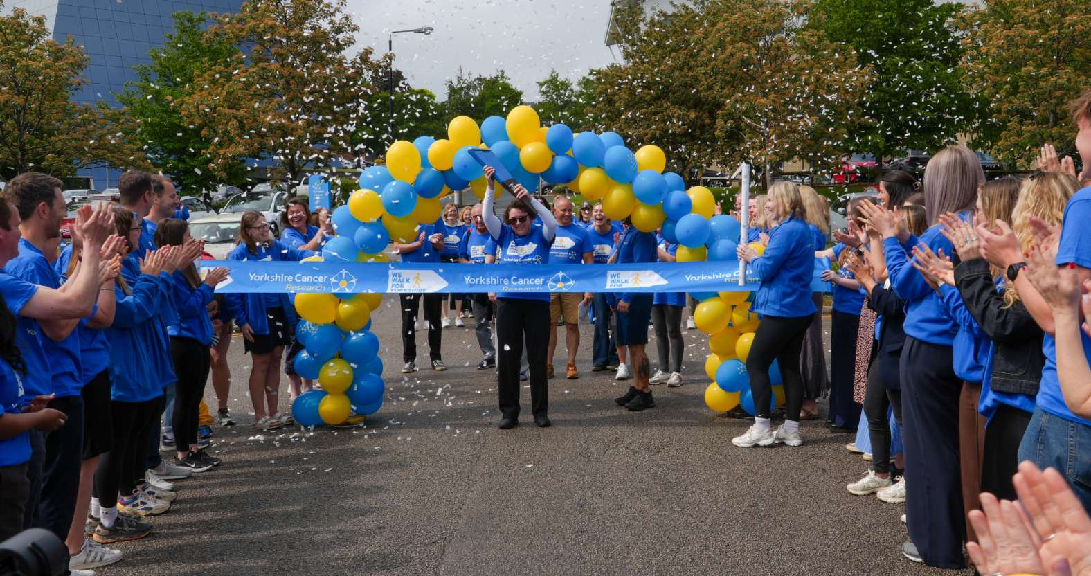 Epic 500-mile Yorkshire charity baton relay finishes in Harrogate