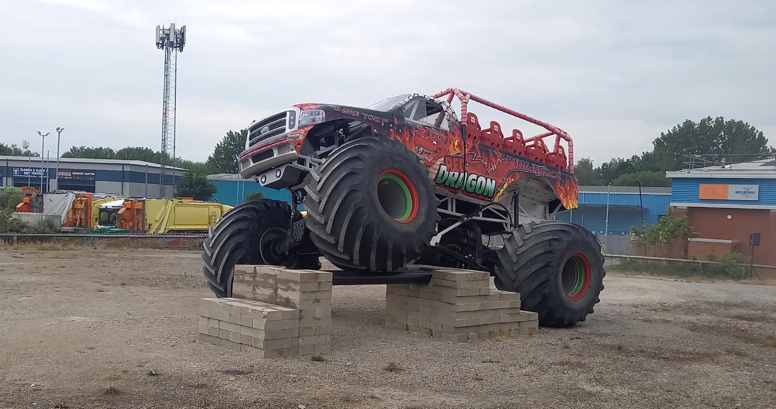 Harrogate firm revs up monster truck to demonstrate flagship product
