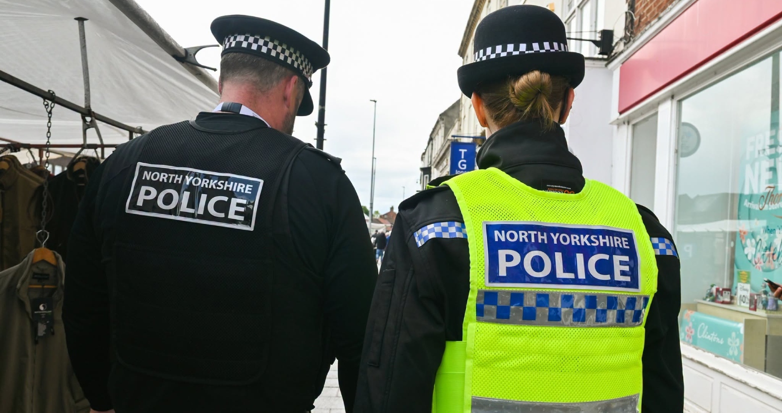 Garage door forced by would-be burglars in Harrogate
