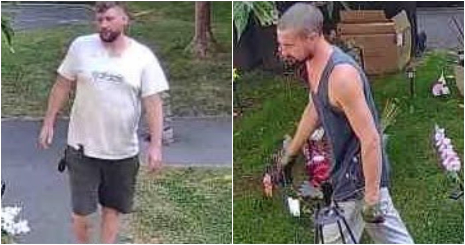 Police release images of two men following Harrogate barbecue theft
